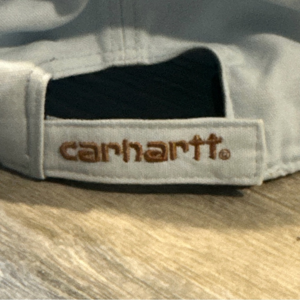 Carhartt Hat Cap Strap Back Light
Blue Color Canvas Cotton
Leather Patch Style - Picture 2 of 4